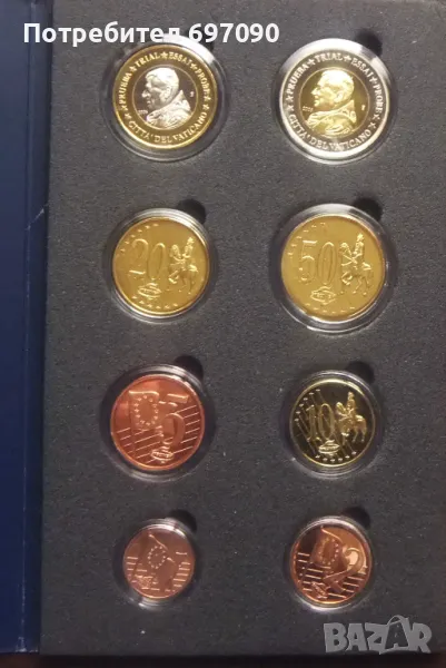 Ватикана - евро сет 2006 - проби -UNC, снимка 1