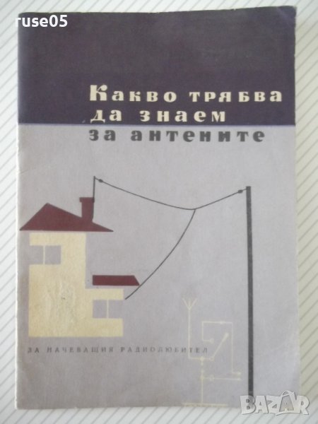 Книга "Какво трябва да знаем за антените-Н.Нанков" - 32 стр., снимка 1