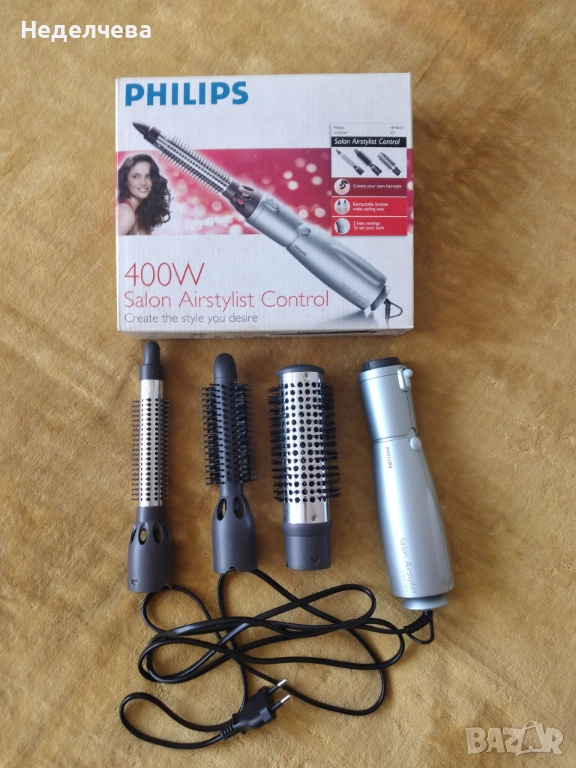 Сешоар „Филипс“ с три четки, снимка 1