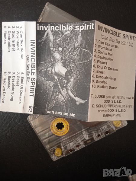 The Invincible Spirit - Can Sex Be Sin - аудио касета, снимка 1