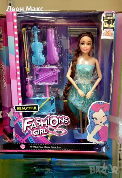 Кукла с музикални инструменти , снимка 1