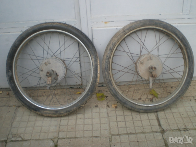 Капли за Балкан 50 комплект с гуми,оси и барабани. , снимка 1