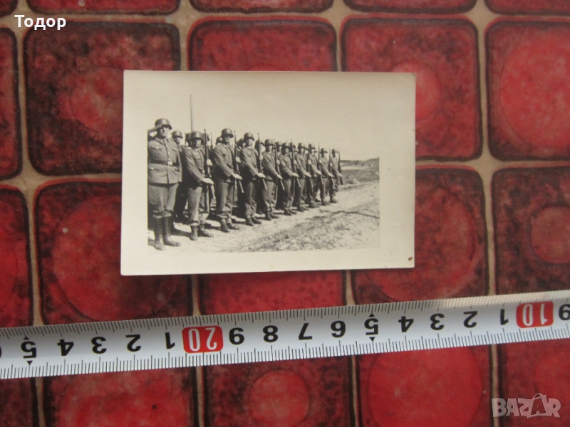 Картичка снимка немски войник 3 райх а6, снимка 1