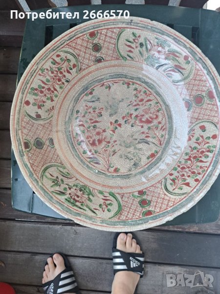   Chinese Plate  Wanli period , Ming Dinasty ,   Стара китайска чиния Минг период, китайски порцелан, снимка 1