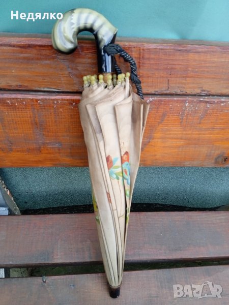 Стар дамски чадър за слънце,1900-1920г, снимка 1