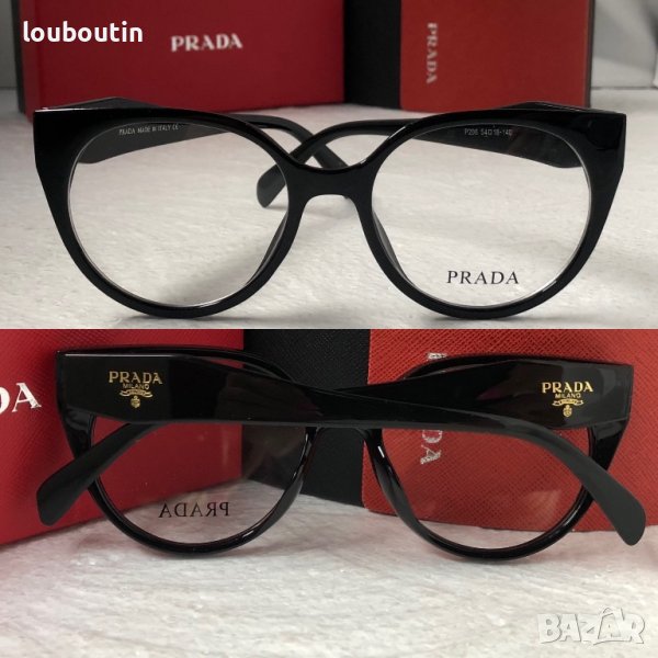 Prada 2023 прозрачни дамски слънчеви очила,диоптрична рамка,очила за компютър, снимка 1