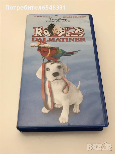Видеокасета 102 далматинци VHS, снимка 1