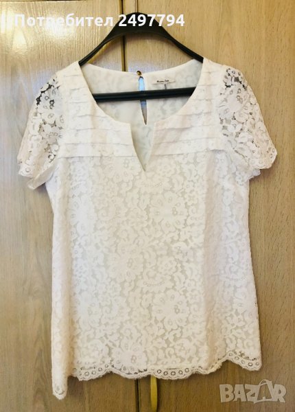 Дантелена блуза Massimo Dutti, снимка 1