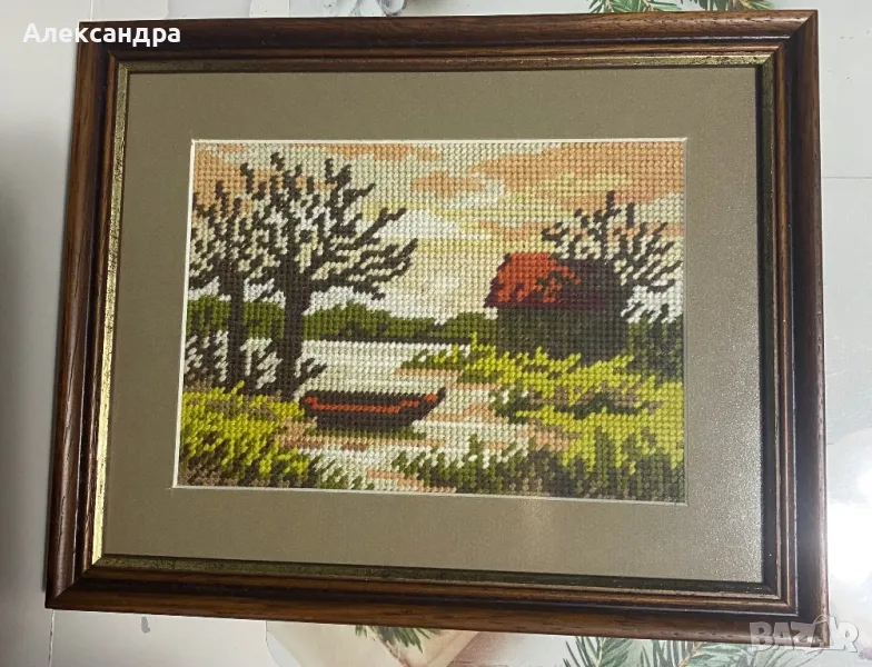 Гоблен “Край езерото”, снимка 1