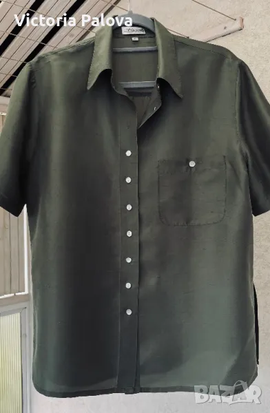 Прекрасна риза MICHELE PERETTO коприна 100%, снимка 1