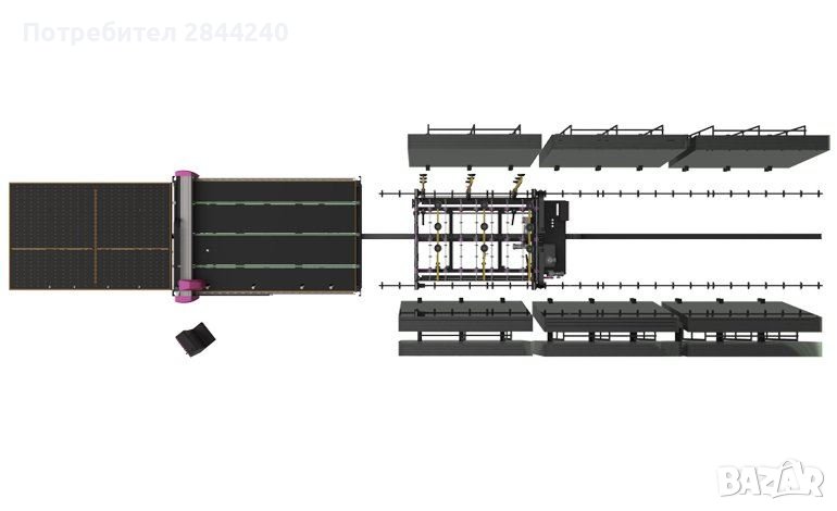 Автоматична маса за разкрой на стъкло Разтоварващ Комплекс (РАЗТОВАРВАЩ КОМПЛЕКС), снимка 1