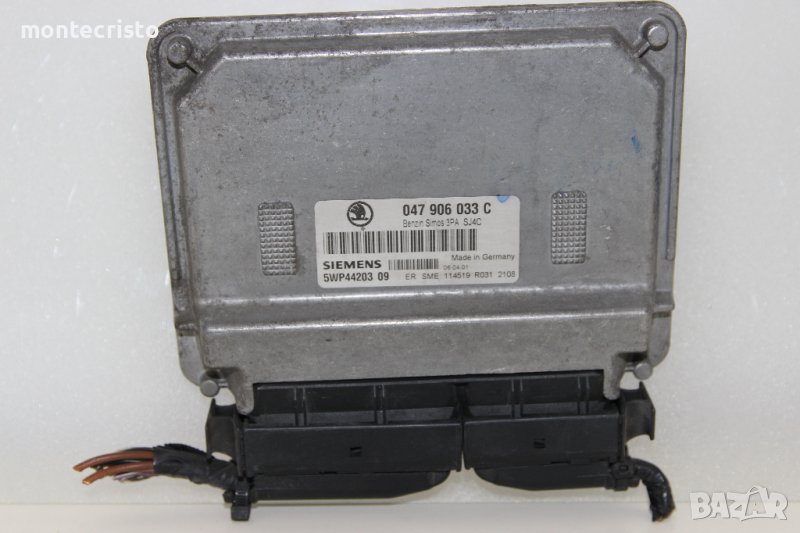 Моторен компютър ECU Skoda Fabia I (2000-2007г.) 047 906 033 C / 047906033C / 5WP4420309, снимка 1
