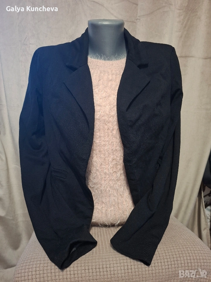 дамско черно сако , снимка 1