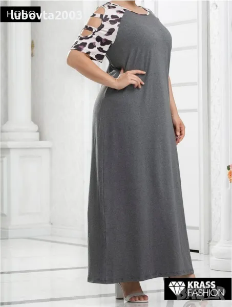 KRASS FASHION 3-4 XL Дамска Нова красива макси рокля, снимка 1