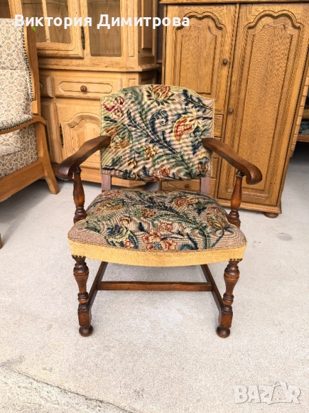 Ретро кресло - гоблен, снимка 1