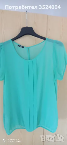 Нова елегантна копринена блуза на марка Motivo техния размер е 44, снимка 1