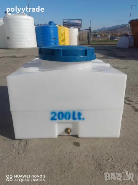 Продавам квадратни резервоари - 200 литра, снимка 1