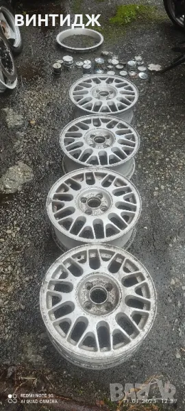 ввс bbs BBS 15 " 4*100 4 джанти прави без заварки, снимка 1