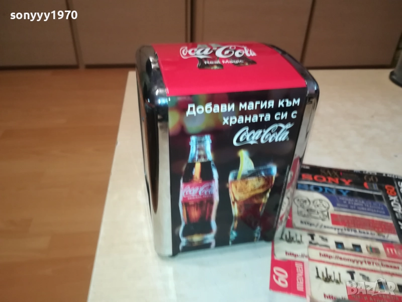 COCA COLA-METAL-ЗА КОЛЕКЦИЯ ДЕКОР САЛФЕТКИ 0510251737, снимка 1
