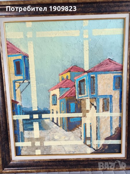 Стара маслена картина, снимка 1