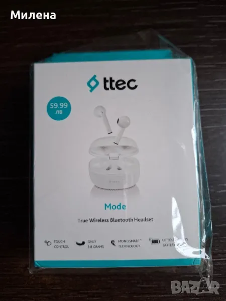 Безжични слушалки TTEC, снимка 1