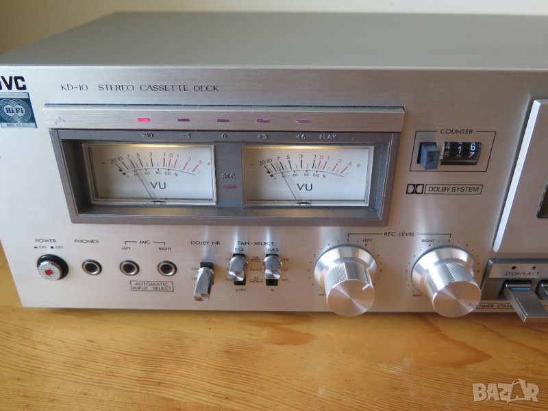 JVC KD-10E stereo cassette deck,Japan, снимка 1