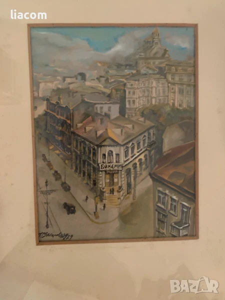 ПЕТЪР ЗАВИРОВ масло/картон, снимка 1