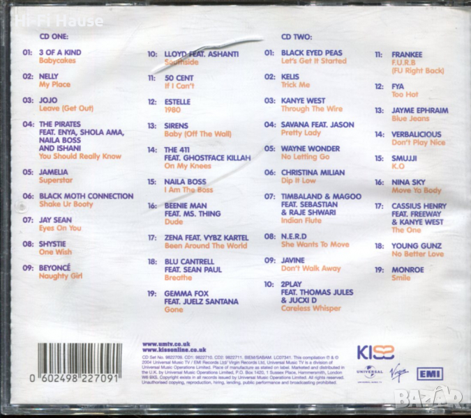 Kiss Jams-2 cd, снимка 1