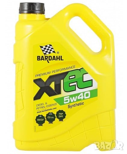 Двигателно масло BARDAHL XTEC 5W40 5L, снимка 1