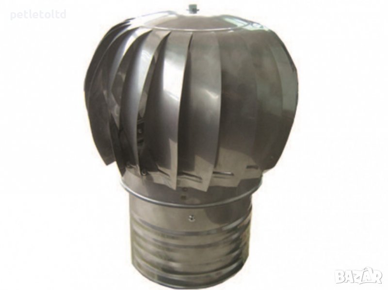 Капа за комин INOX Ф 160 мм Вентилационна въртяща шапка, снимка 1