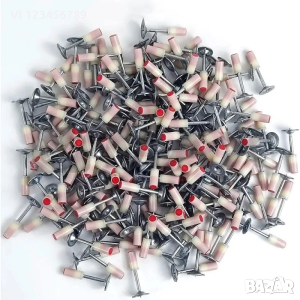 Комплект от 200 броя пирони 8,5 мм за ръчен пистолет за пирони - такер, снимка 1