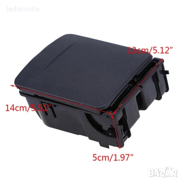 Cup holder за подлакътник с задна чаша за Jetta Golf VW Golf 6 къп холдер  Голф 5 6, снимка 1