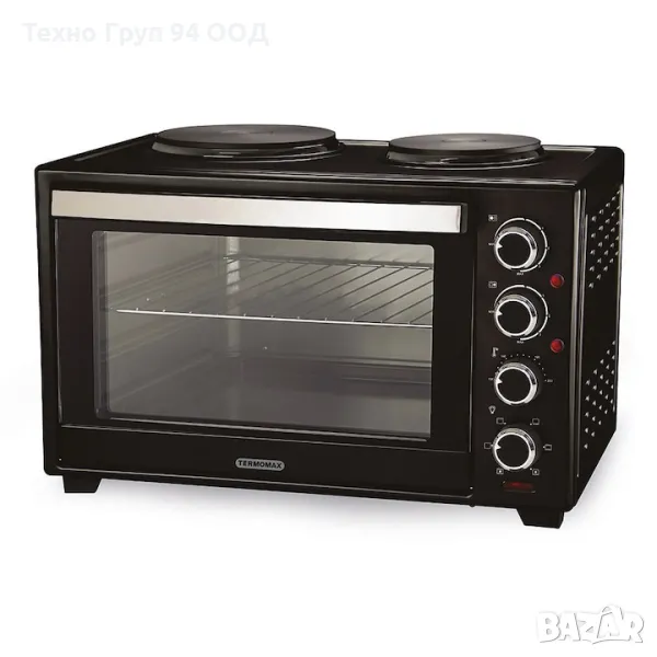 Мини фурна с два котлона тип раховец 56 литра - чисто нова , снимка 1