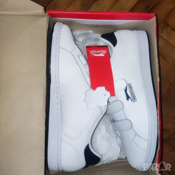 маратонки Slazenger Ash Strap Trainers естествена кожа 44 номер , снимка 1
