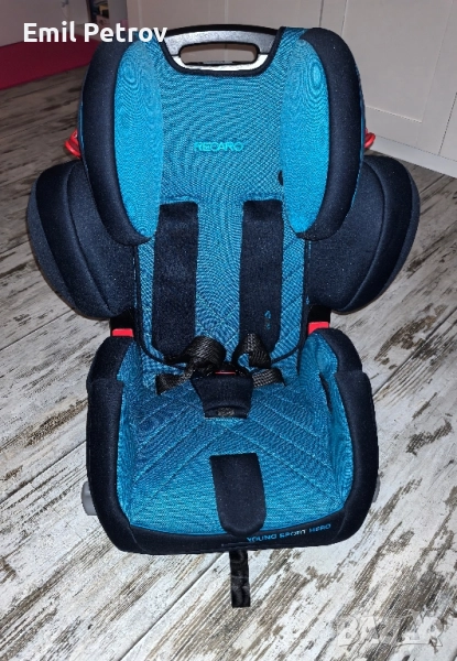 RECARO Стол за кола 9-36 кг YOUNG SPORT HERO Xenon Blue - син цвят, снимка 1