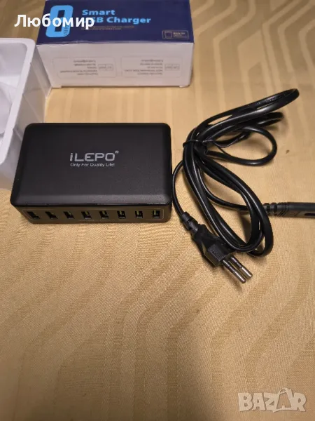 USB зарядна станция 40W 8-портов USB хъб за зареждане 8A USB зарядна станция 

, снимка 1