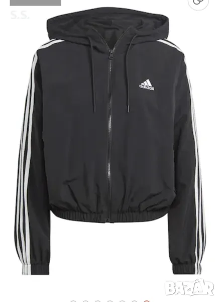 Ново! Черно яке /ветровка/ Adidas Sportswear, снимка 1