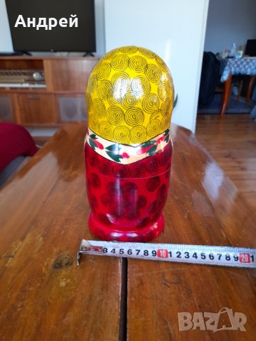 Стара Матрьошка #5, снимка 3 - Антикварни и старинни предмети - 34697372