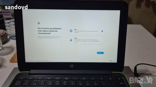 Лаптоп -хромебук HP TPN-Q151 цена 70лв