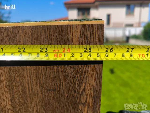 ПВЦ дограма орех с термопанели, като нова, снимка 7 - Дограми - 50109221