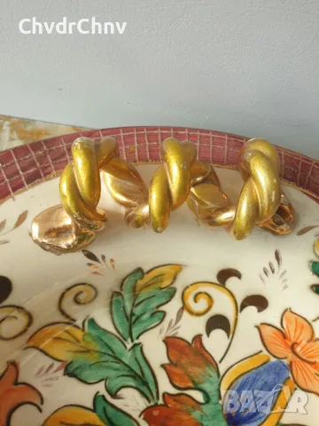 H.Bequet Quaregnon 35см/БЕКЕТ стара белгийска порцеланова фруктиера-купа-чиния с дръжки, снимка 3 - Пана - 48786465