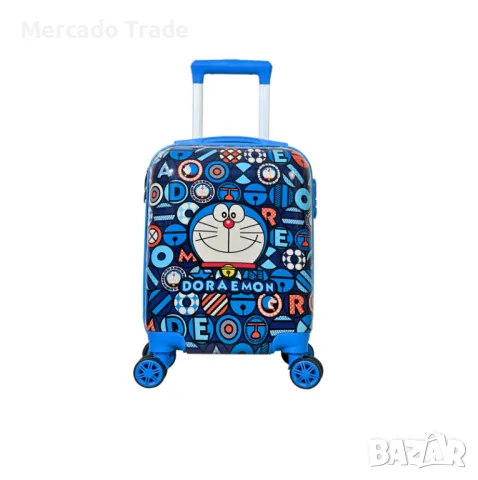 Детски куфар Mercado Trade, Поликарбон, Мишка, Различни размери, снимка 4 - Куфари - 47701849