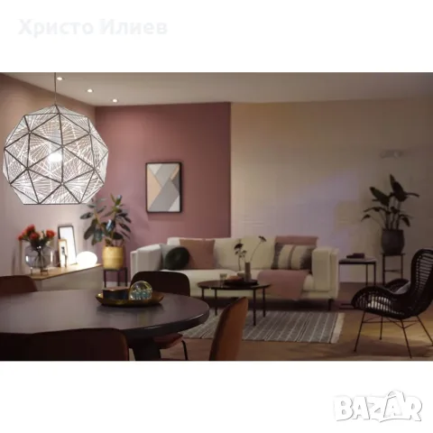 Смарт крушка Philips HUE White LED 9.5W E27, снимка 5 - Крушки - 56409180