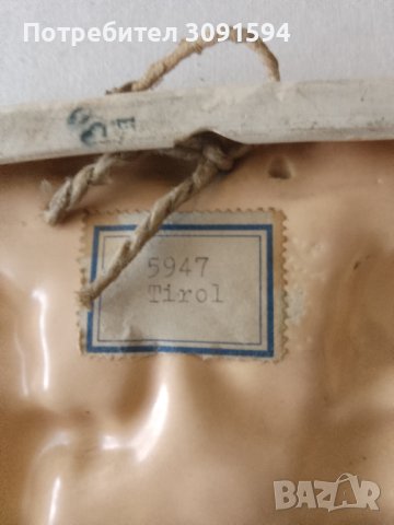    Античен Рядка колекционерски   Плакет за стена Австрия Тирол фолклор, снимка 7 - Антикварни и старинни предмети - 44313054