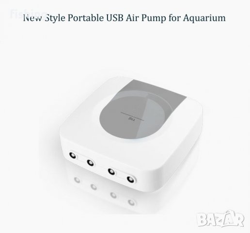 Промо Помпа за Жива Стръв с Зарядна батерия - Ултра безшумна 4 изхода 30часа, снимка 2 - Екипировка - 39646142