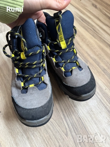 Оригинални  детски кожени боти QUECHUA! 32 н, снимка 6 - Бебешки боти и ботуши - 52158493