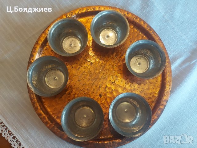 Сервиз за кафе от мед, снимка 4 - Сервизи - 42044375