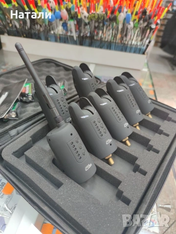 Нов Комплект Сигнализатори със Станция FL 6+1, снимка 3 - Такъми - 53802259