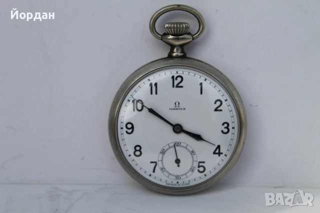 Швейцарски джобен часовник ''Omega'' , снимка 2 - Джобни - 50448037