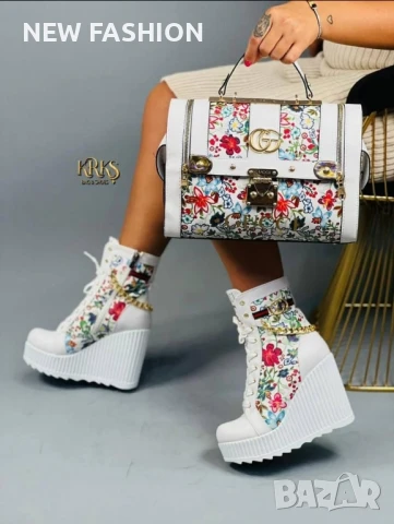 Дамски Боти ✨ Louis Vuitton ✨ Gucci , снимка 2 - Дамски боти - 51343314